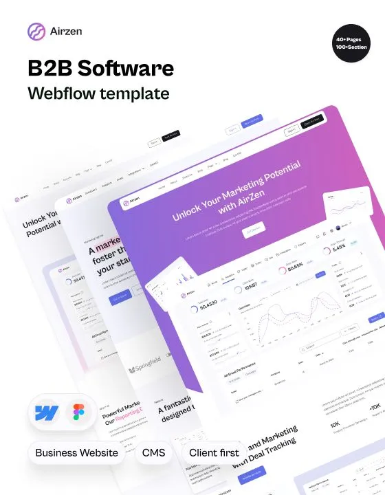 Portfolio template design 2